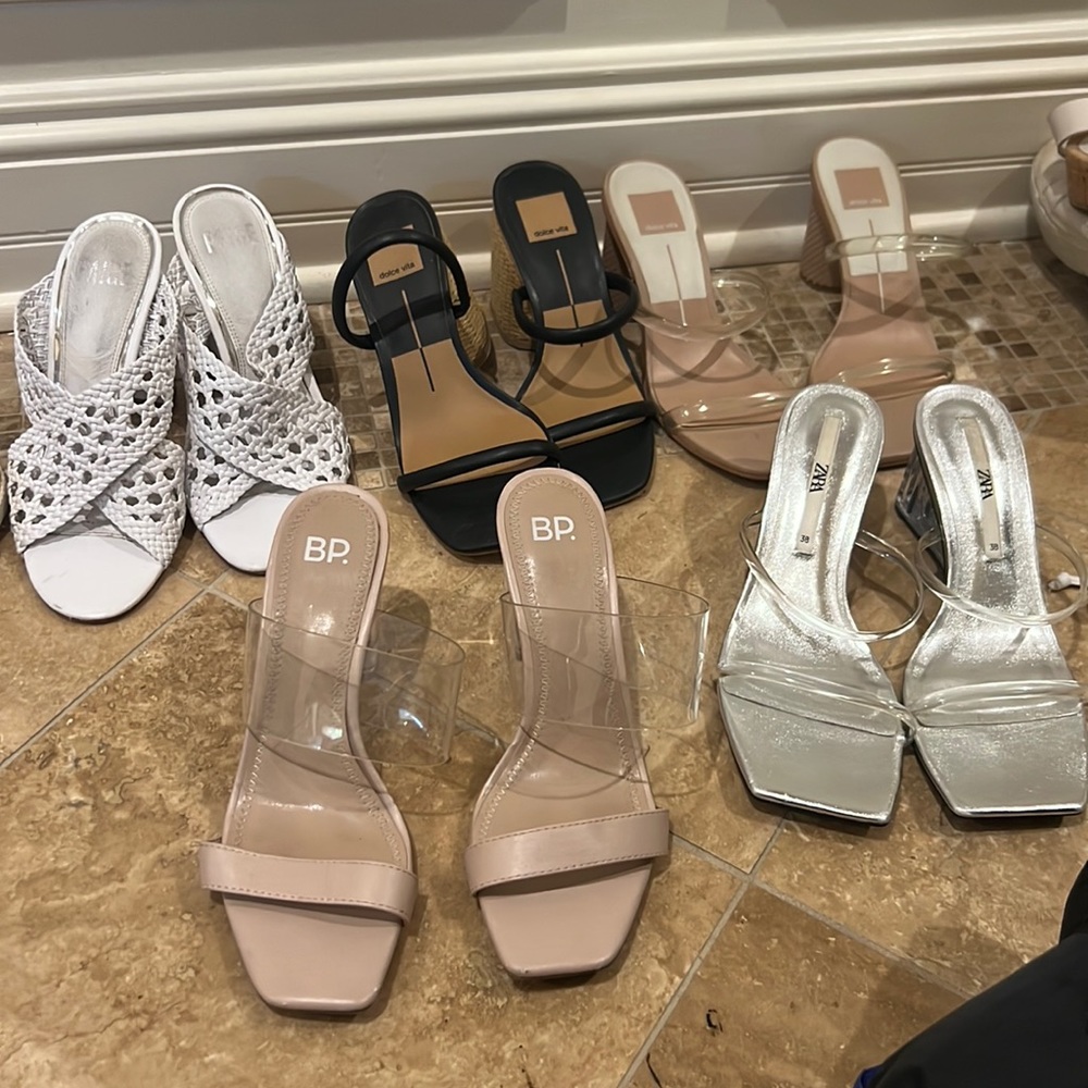 BP, Dolce Vita, Zara, Paige shoes for sale